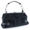 Chanel ChainShoulder Shoulder Bag A33096 COCO Mark Gamaguchi 2WAY Black Velor Women Used
