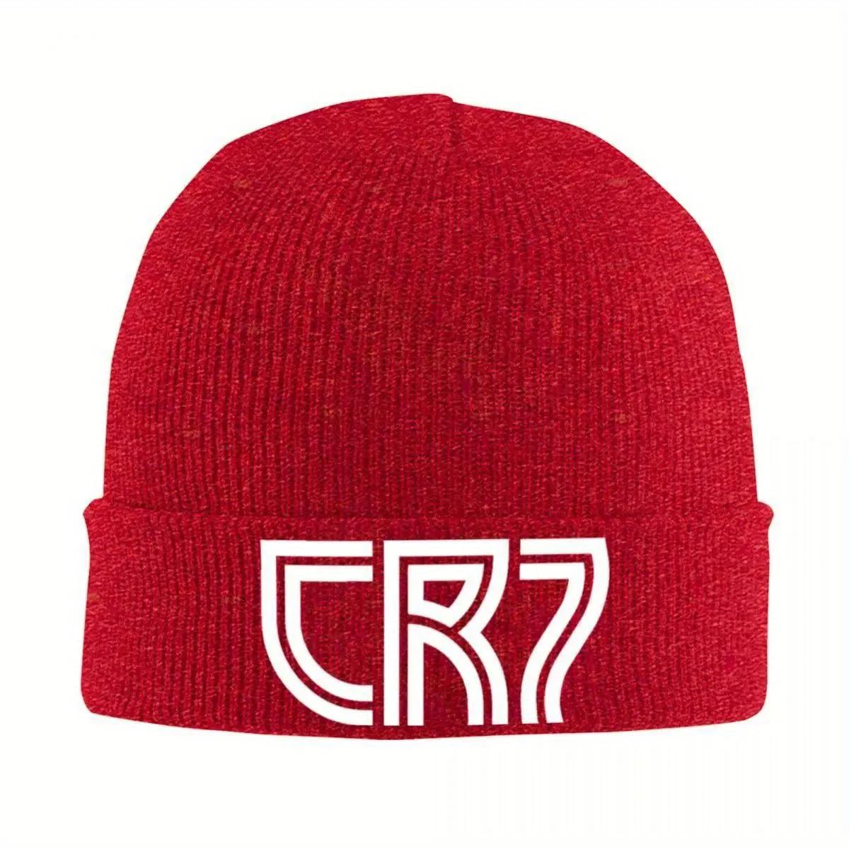 CR Logo Hats Autumn Winter Skullies Beanies Warm Cap Unisex Women Knitted Caps
