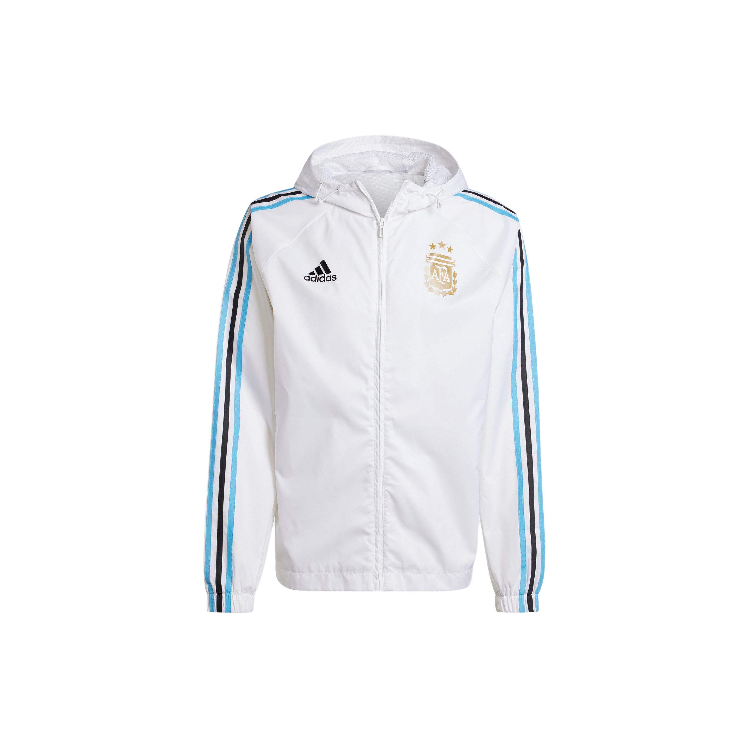 

Новые куртки Adidas Team Sport Performance для сборной Аргентины, мужские, белые, IU2138