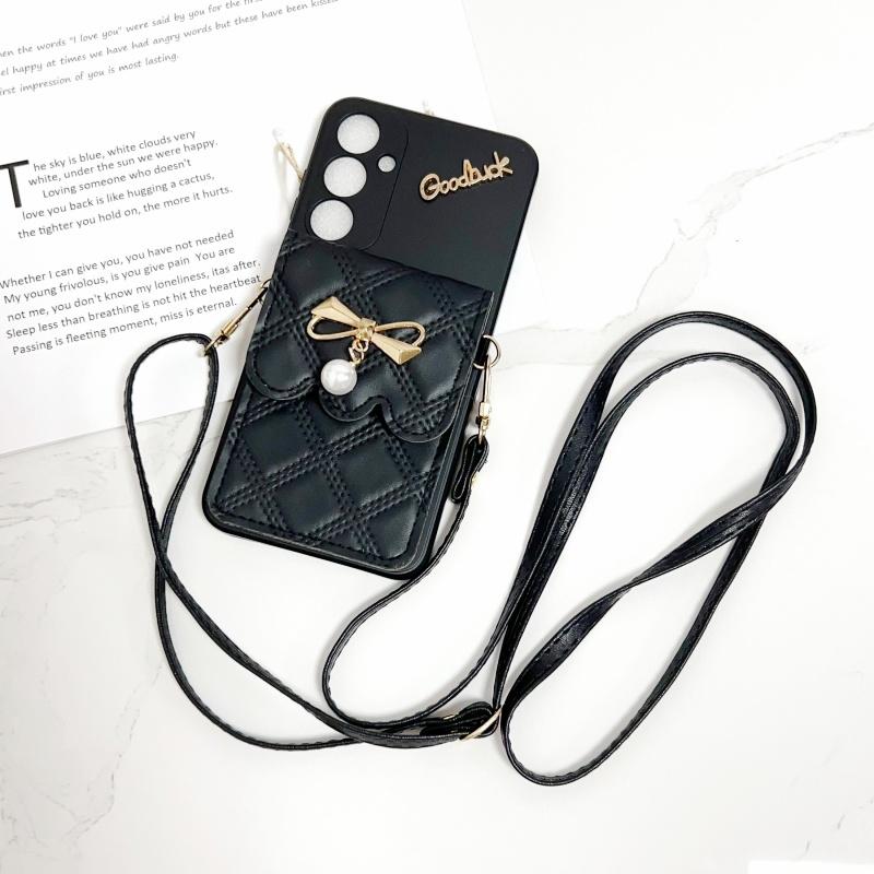 Strap Wallet Case for Motorola Moto Edge 60 Fusion 60S 50 Pro G86 G56 G54 G85 G96 Card Slot Crossbody Lanyard Leather Bag Cover