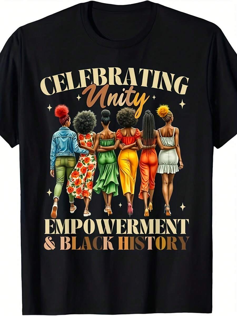 Men s And Women s Proud Black History Month T-Shirts | T-Shirts Celebrating Unity, Strength And Black S разноцветный