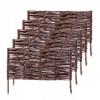KADAX Wicker Palisade Fence Fence Edging