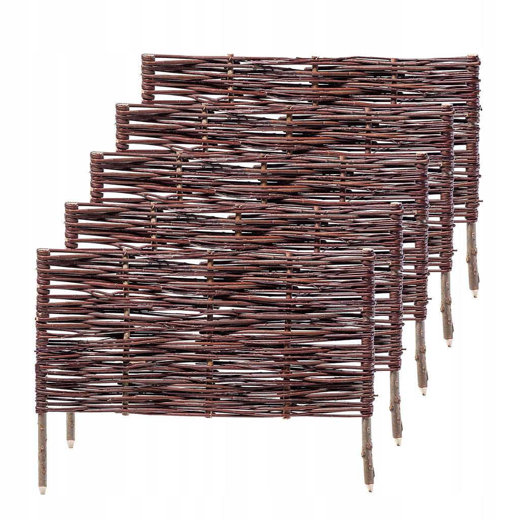 KADAX Wicker Palisade Fence Fence Edging