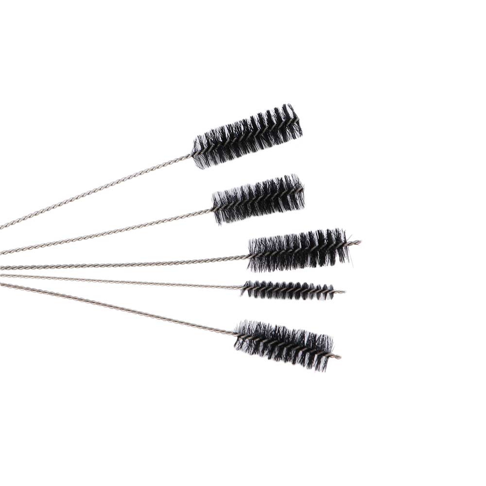 5Pcs Nylon Tube Brushes Cleaning Brush Set Bottle Tube Pipe Small Tube Bottle Straw Washing Cleaner Household Cleaning Tools