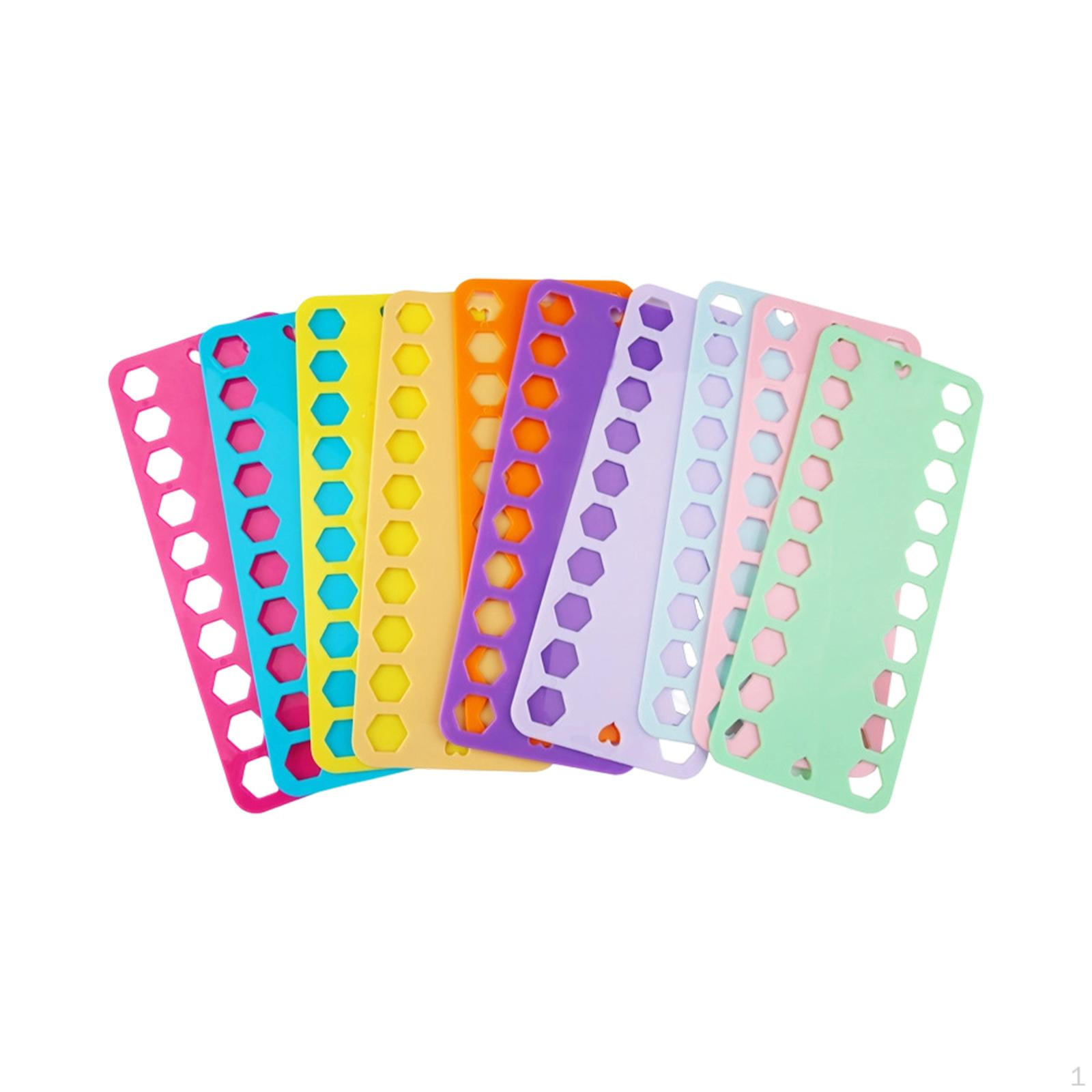 10Pcs Embroidery Floss Organizer Cross Stitch Thread Holder Storage Tool, Winding Plate Board