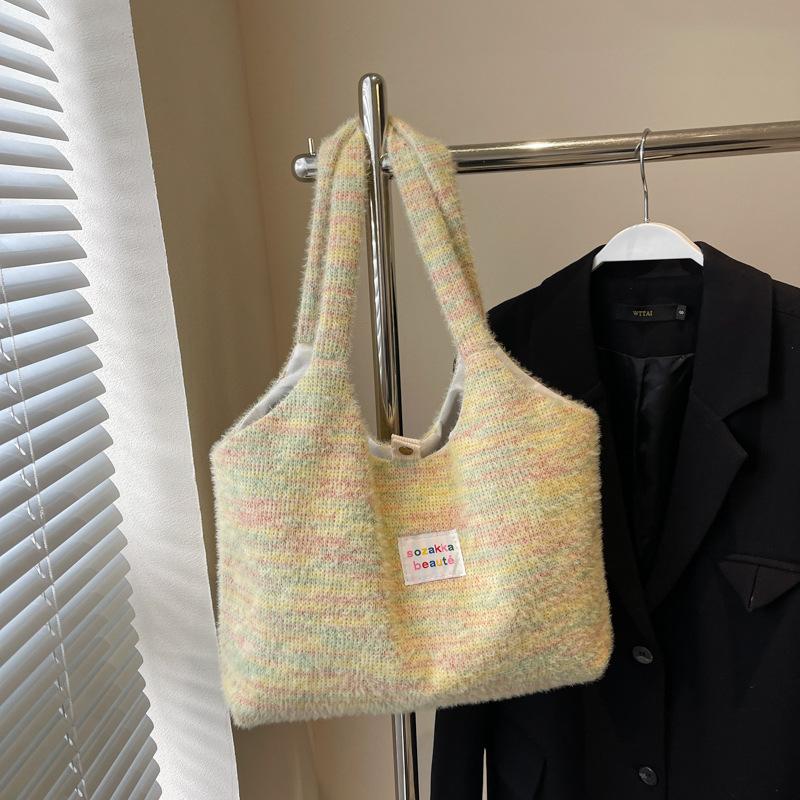 Design Plush Tote Bags for Women Canvas Women Shoulder Bag Class Bags for Girl Designer Bags Shopping Bag Bolsos De Mujer