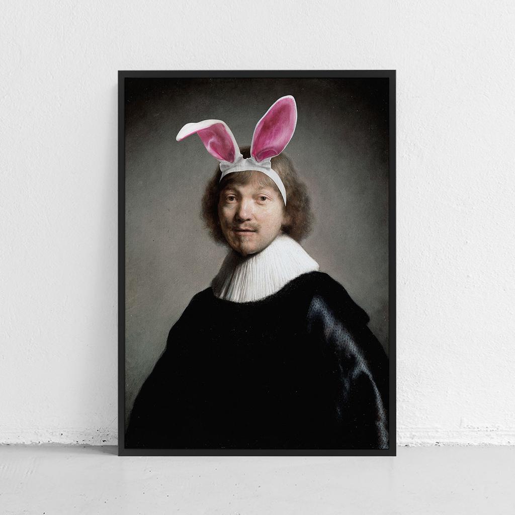 Poster Bunny Ears Rembrandt