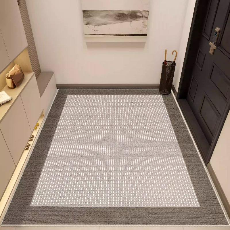 S Dirt-Resistant, Washable, Light Luxury Entrance Door Mat, Anti-Slip Foot Mat, Customizable Door Carpet, Home Decoration