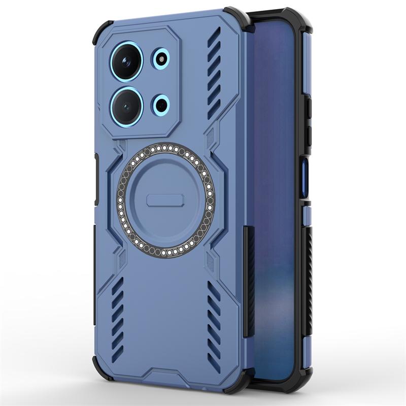 Armor Case For Xiaomi Redmi 15C Magnetic Adsorption Wireless Charge Back Cover For Redmi 15C Case For Redmi 15C Case 6.9 Inch