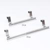 Hanging Rod 23-35cm Retractable Towel Rack Single Bar No-Drill Stainless Steel Rack Wall-Mounted Towel Rod Kitchen Organizer