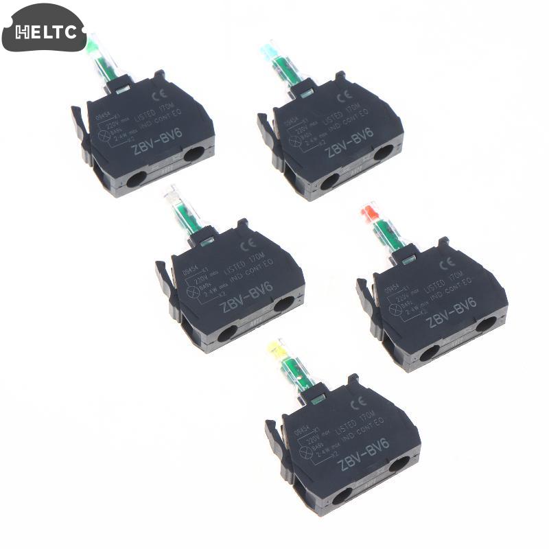 XB5 ZBV Indicator Light Module 16mm Push Button Switch Clear Bright LED for Electrical Enclosures