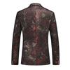 Spring Autumn Pint Blazer Men Business Social Suit Jacket Male Slim Fit Dress Male Jacquard Blazers Coats