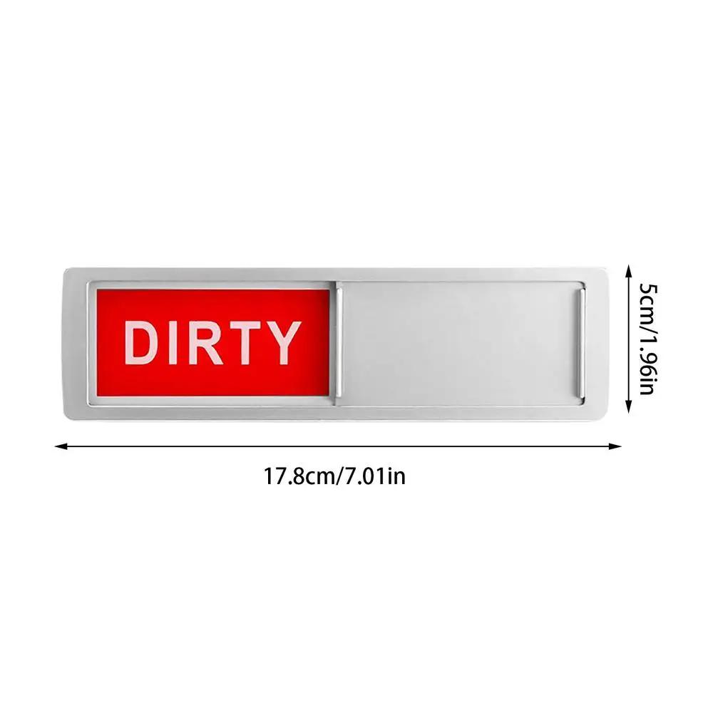 1ks Magnet na myčku nádobí Indikátor čistého špinavého nápisu, Stylový univerzální magnet do myčky na myčku na ledničku