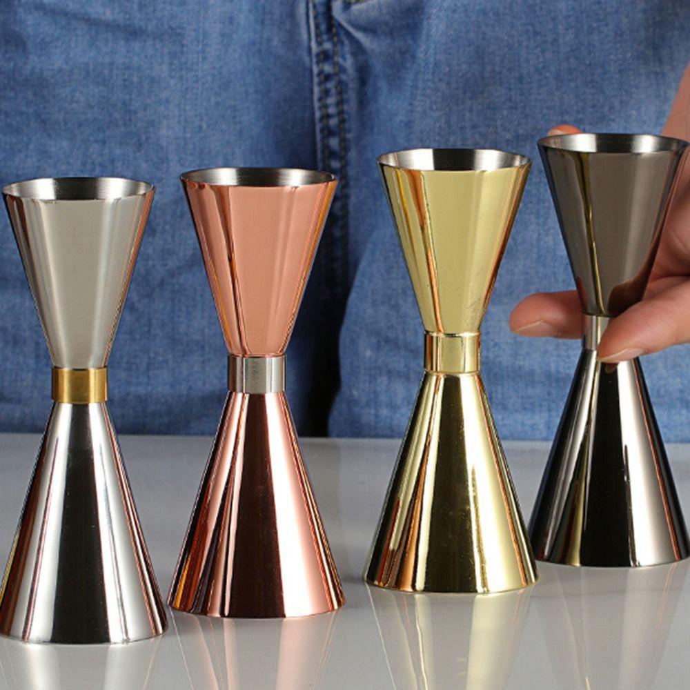 Nerezový barový odměrný jigger Měření uvnitř Japonský jigger Horký barový jigger Kuchyň