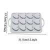 12 Hole Heart-shaped Mousse Cake Mold Silicone Love Heart Baking Mold Kitchen Baking Tool For Chocolate Pancakes Bread