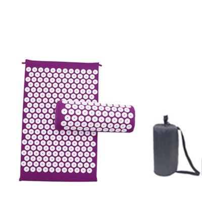 Acupressure Mat Sensi Massage Mat Pillow Set applicator for Neck Foot Yoga Mat with Needle Back Cushion