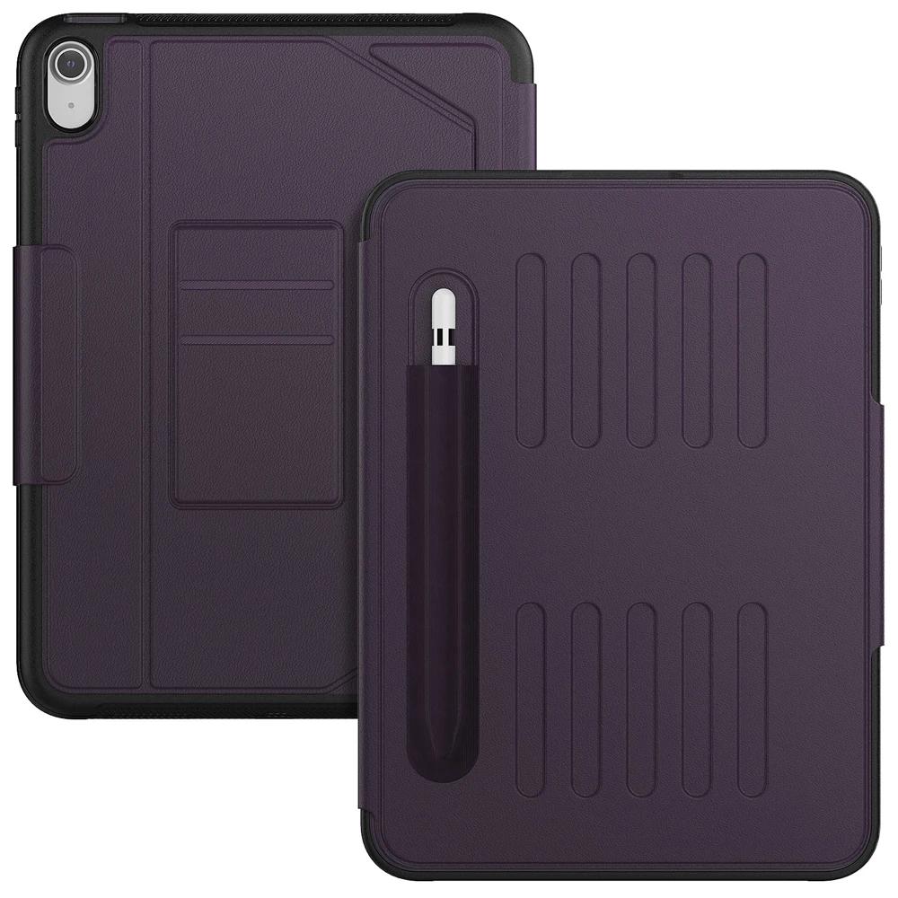 Luxe Leren Hoes voor IPad Air Pro 13 11 M2 M4 10e 9 8 7 6 5e Air 5 4 2 Zakelijk Schokbestendig Tablethoes Funda met Pennenhouder iPad 9.7 2018 6th