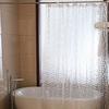 Anti-mold Shower Curtain 180 X 200 Cm 3D Semi-Transparent EVA – 12 Hooks, Waterproof