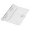 1Pc Transparent Notebook Binder Student Planner Binder Office Supplies 6 Ring A7/A6/A5
