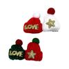 Children's Cute Mini Knitted Christmas Hat Hair Clip - Holiday Gift