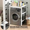 Washing Machine Shelf, Over The Washer Storage Shelf, Height-Adjustable Dryer Stand, Storage Rack Over the Washing Machine, Load Capacity 250 Kg
