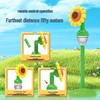 Sunflower Bubble Blaster: Remote Control Sound & Light Toy for Weddings, Birthdays, Camping, Outdoor Events