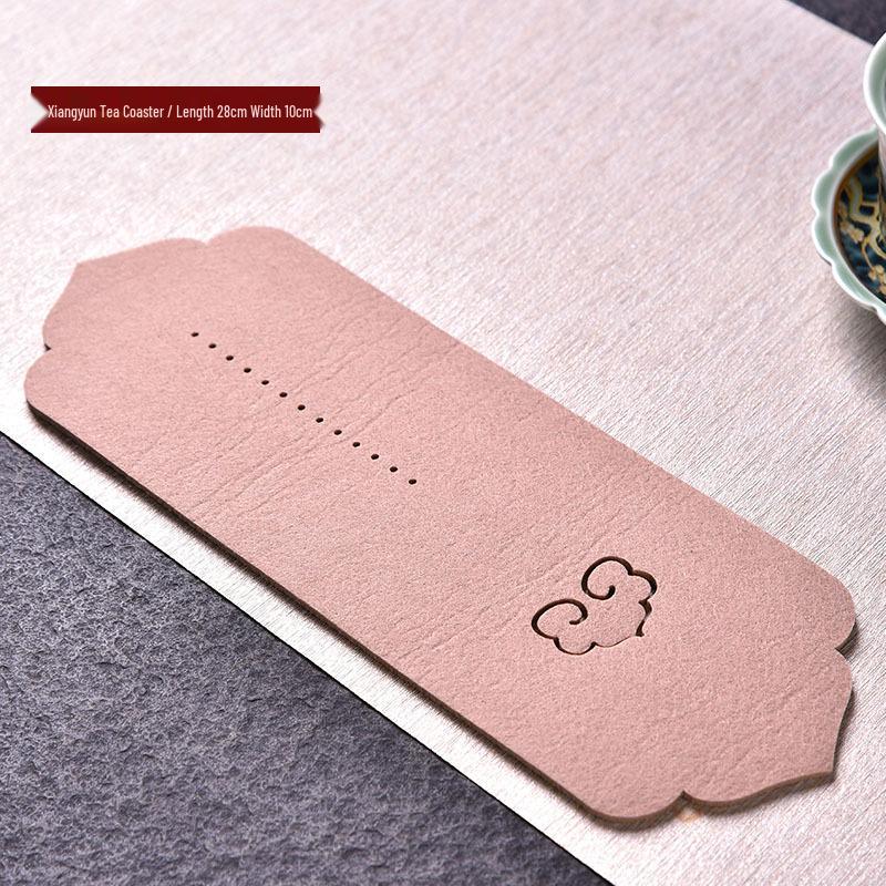 Durable Kung Fu Tea Set Felt Mat: Absorbent Coaster, Tea Tray, Pot Nurturing, Anti-Collision Accessories