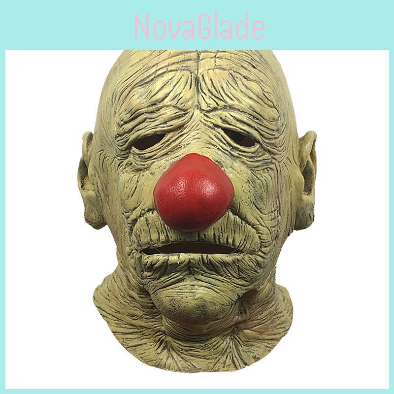 Terrifying Joker Old Man Mask For Halloween Parties Scary Costume Accessory For Events