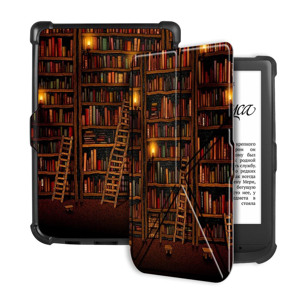 Anti-fall Folio Cover Protective Shell for PocketBook Touch Lux 5 4 HD 3 616 627 632