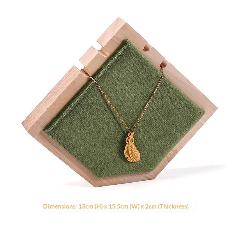 Solid Wood Jewelry Display Stand, Necklace Display Stand, Jewelry Display Stand, Bracelet Design Plate, Earrings, Ring Display Stand.