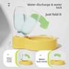 Leak Proof Cat Dog Water Bottle Folding Food Water Container Portable Pet Water Bowl  Walking Dog