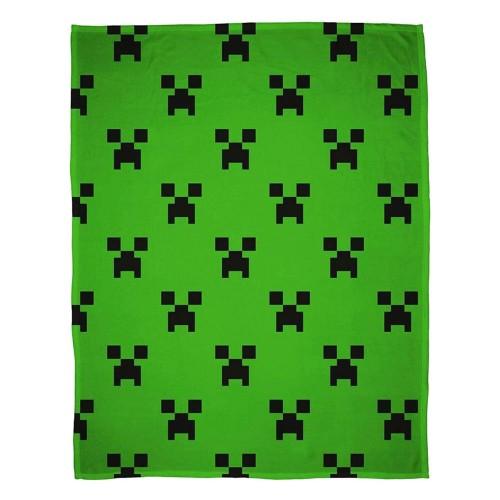 Minecraft Fleece Creeper Blanket