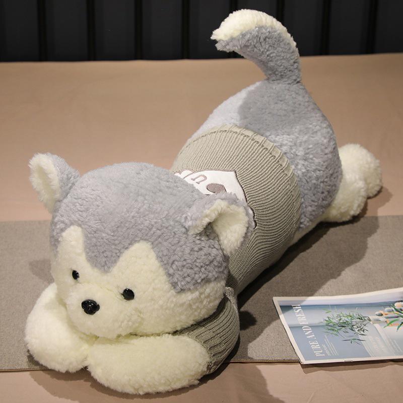 

Husky Plush Slouchy Pillow - Super Soft Cute Bedtime Doll 90cm жовтий