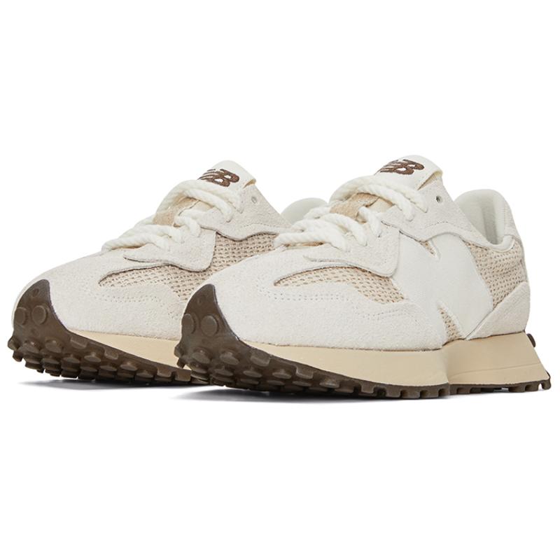 New Balance 327 Cream Brailed Sneakers U327WVA
