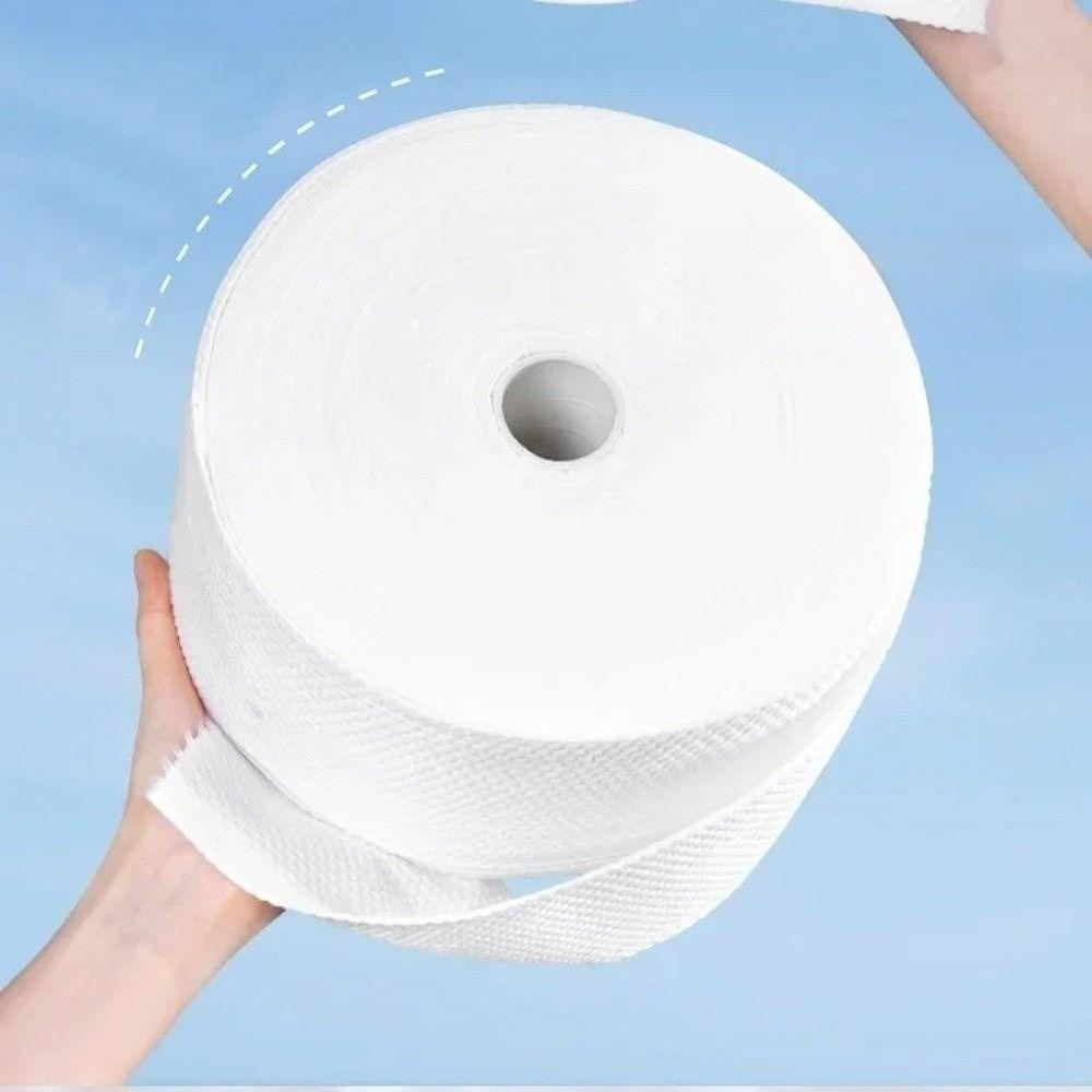 Thickened and Enlarged Disposable Face Towels Extra Large Roll Cotton Facial Cleansing Towel Pearl Pattern Skin-friendly