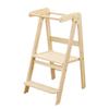 Kids' Montessori Learning Tower: Foldable Anti-Fall Step Stool for Hand Washing & Dining
