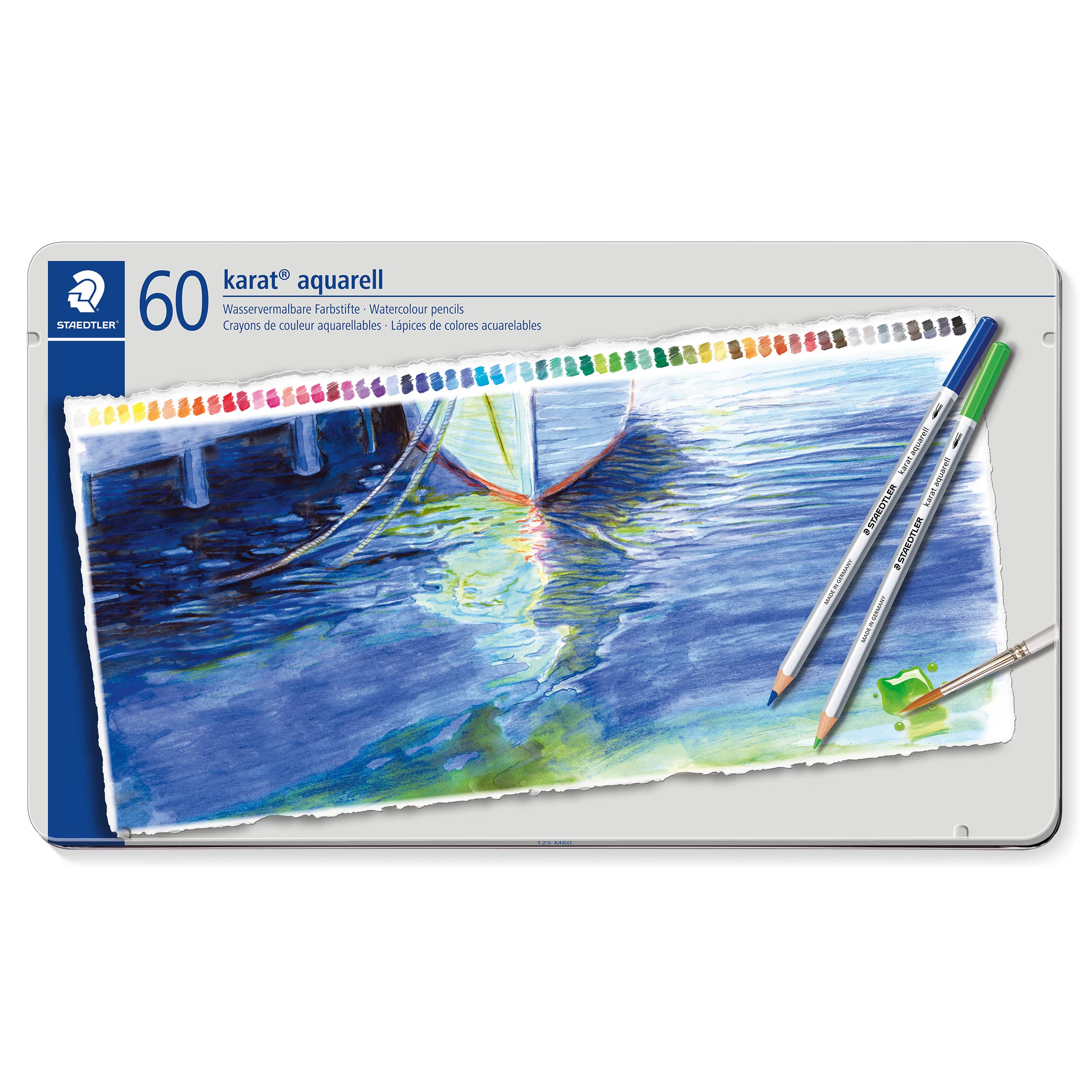 

Staedtler Colored 60 Watercolor Carat Aquarelle 125 M60 Pencils, Colors, Pencils,