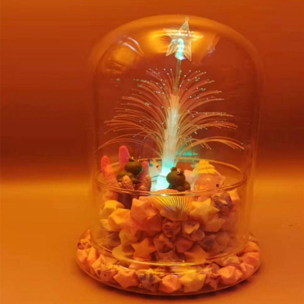 Fresh-keeping Micro Landscape Bottle Dust-proof Transparent Glass Cover  Bedroom