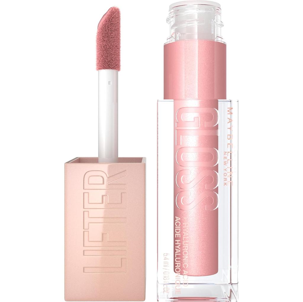 Maybelline New York Lifter Gloss Hydrating Lip Gloss Opal 5.4ml Non Sticky Moisturizing Shine With XL Wand For Smooth Contour And Plump Look