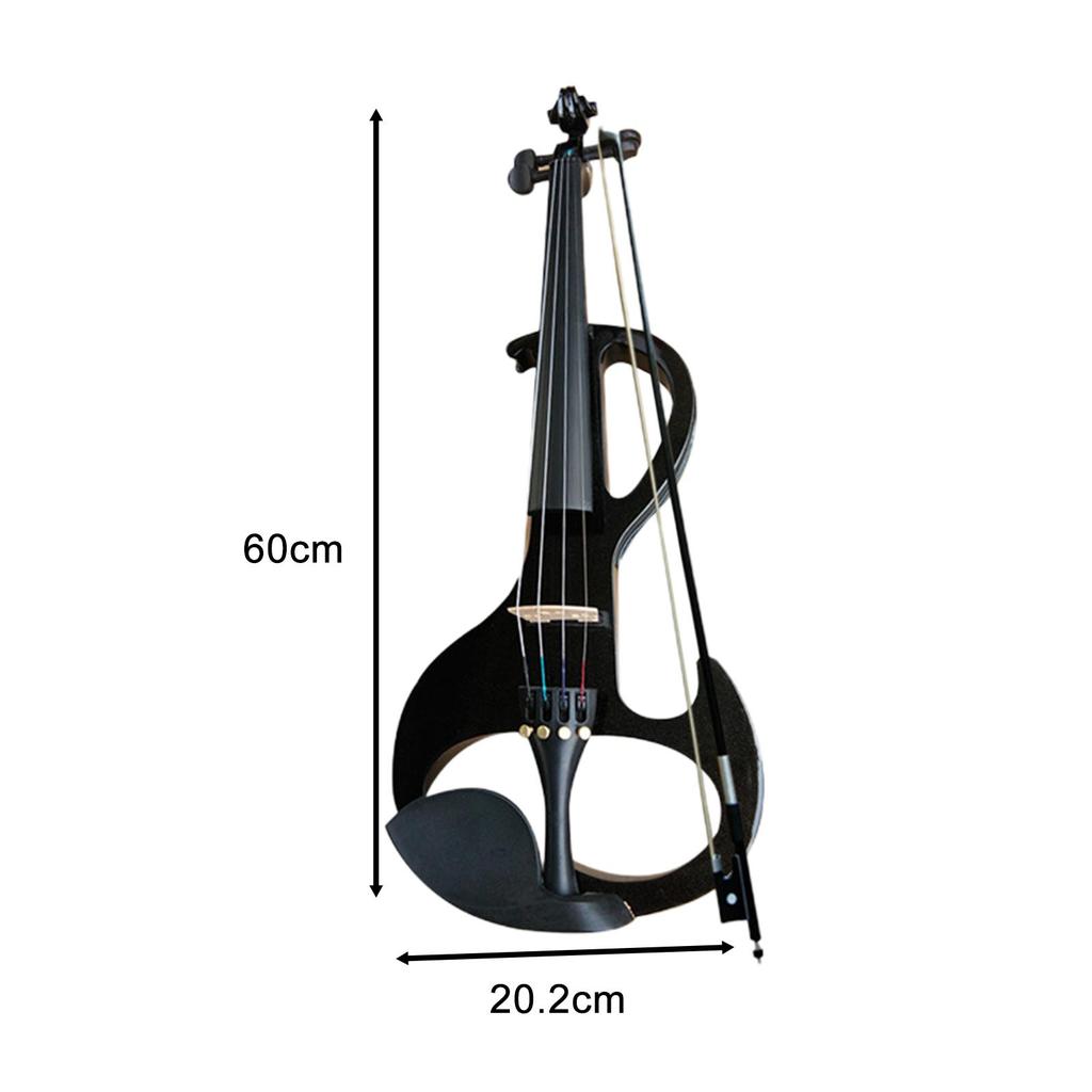 Electric Violin, Solid Wood Violin, Quiet, Electric Violin for