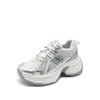 Inner heightening platform retro dad shoes women's 2025 spring new sports shoes casual shoes German training shoes Forrest Gump shoes women