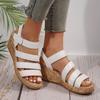 Fashion New Platform Women Sandals Summer Peep Toe Roman Wedge Sandals Women Large Size36 43 Casual Shoes for Women Sandalias De Mujer