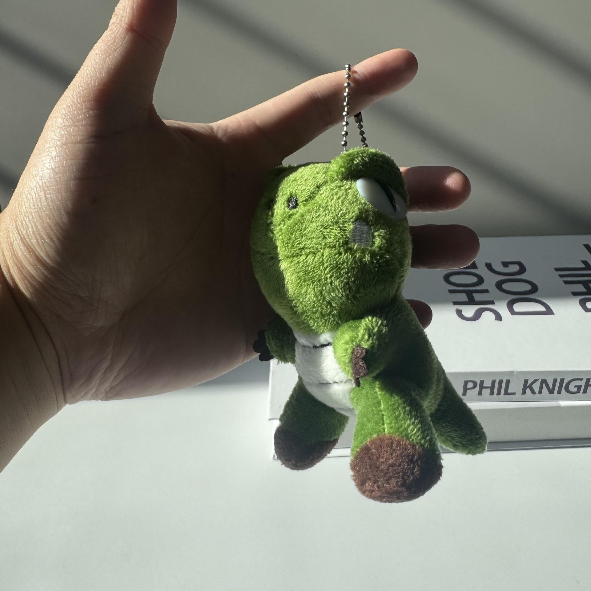 Tyrannosaurus Rex Plush Keychain - Dinosaur Pendant Toy Gift & Backpack Ornament