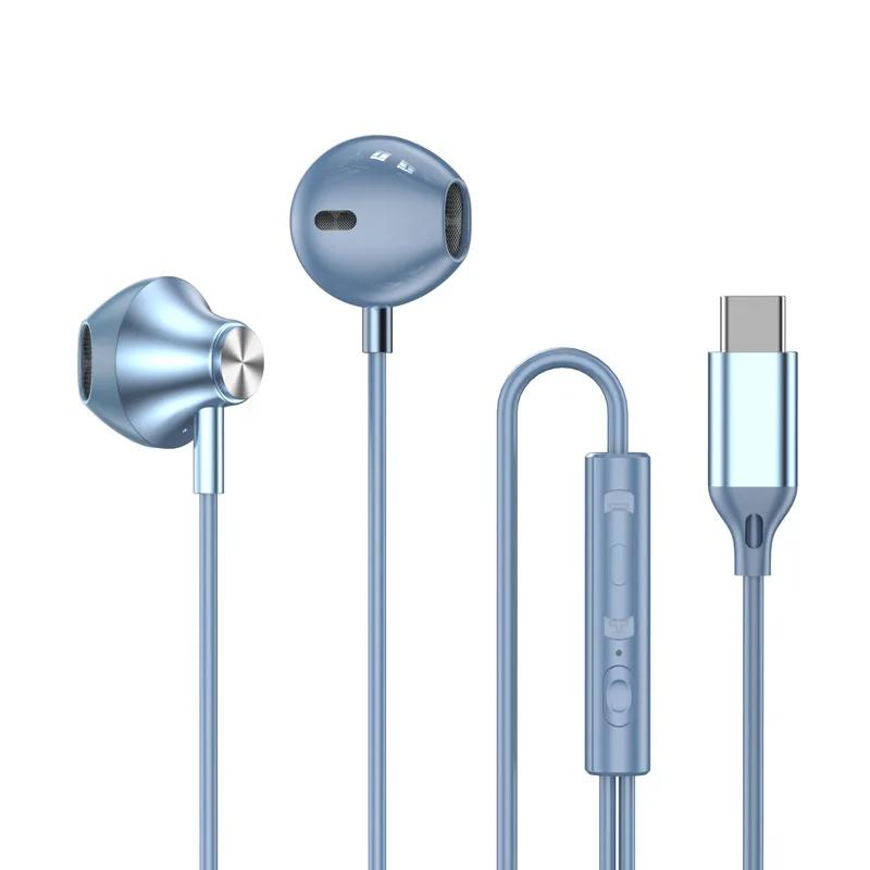 Căști cu fir pentru Samsung HiFi Surround In-ear USB Tip C 3.5mm Cu control pe fir Căști cu fir pentru Galaxy S24 S23 A55 Ultra