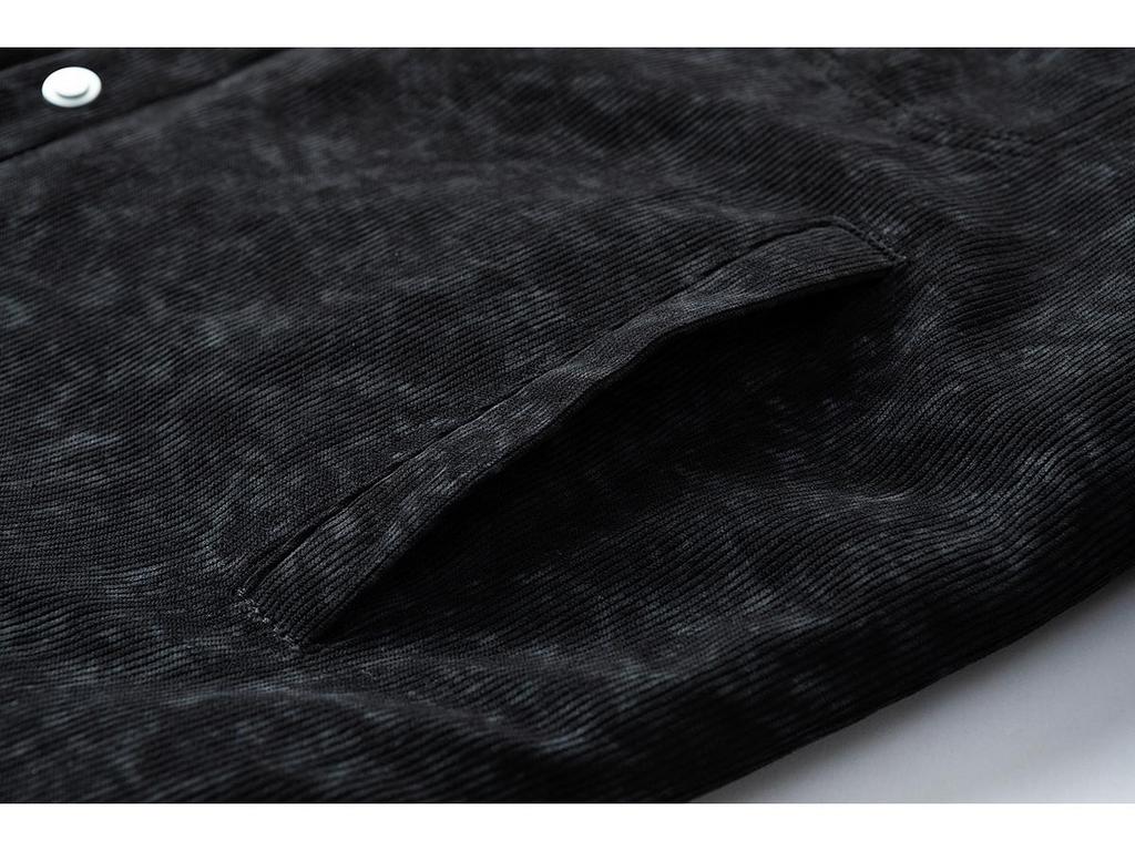 Men's Retro Corduroy Lambswool Winter Coat