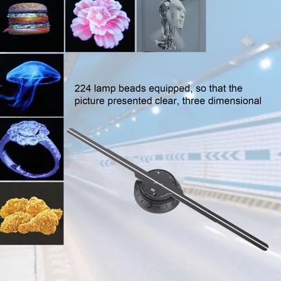 Ventilador LED de Holograma 3D para Publicidad, Ventilador de Exhibición para Negocios, Letreros de Tienda, Bar, Fiesta, Pantalla Publicitaria, Pantalla de Ventilador de Holograma 3D