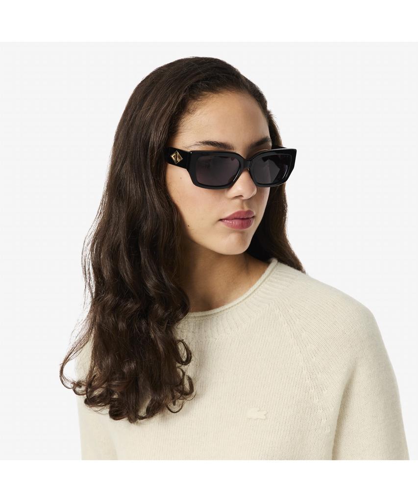 LACOSTE Women'S Carded Wool Crew Neck Sweater Af4160-55N Xfj