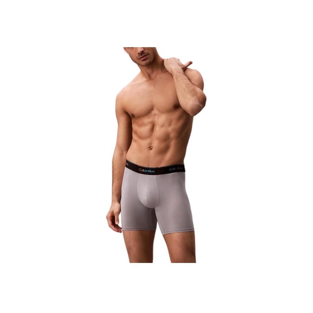 

Calvin Klein Smooth Elastic Mid-Rise Boxer Briefs Men underwear LV00NB4236-IB9 S