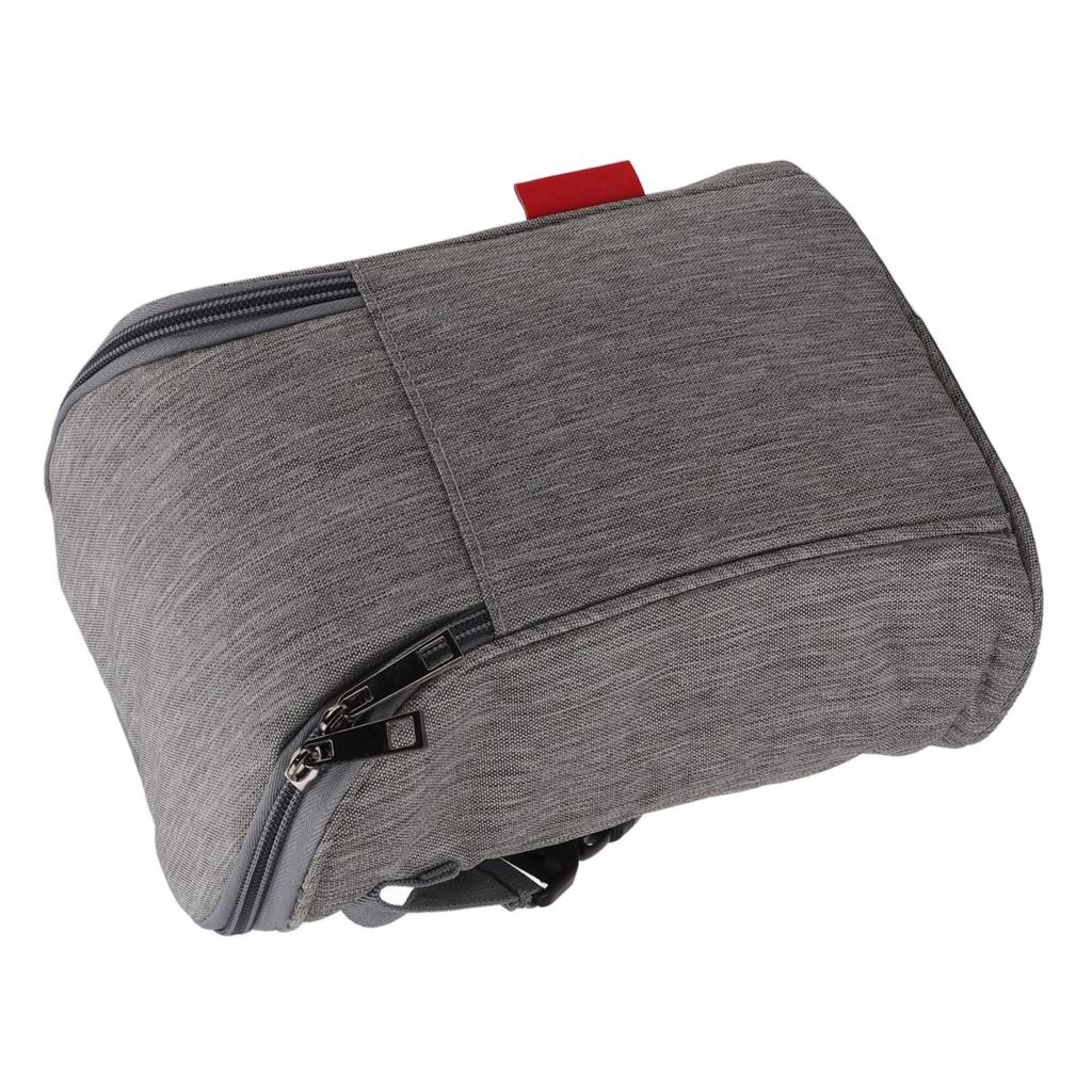 Baby Bottle Thermal Bag Bottle Storage Bag Waterproof Nylon Insulation Tote Pouch for Outdoor Grey