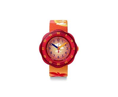 Swatch FLIK FLAK POOL IN MIAMI Uhr, FPSP040, Rot